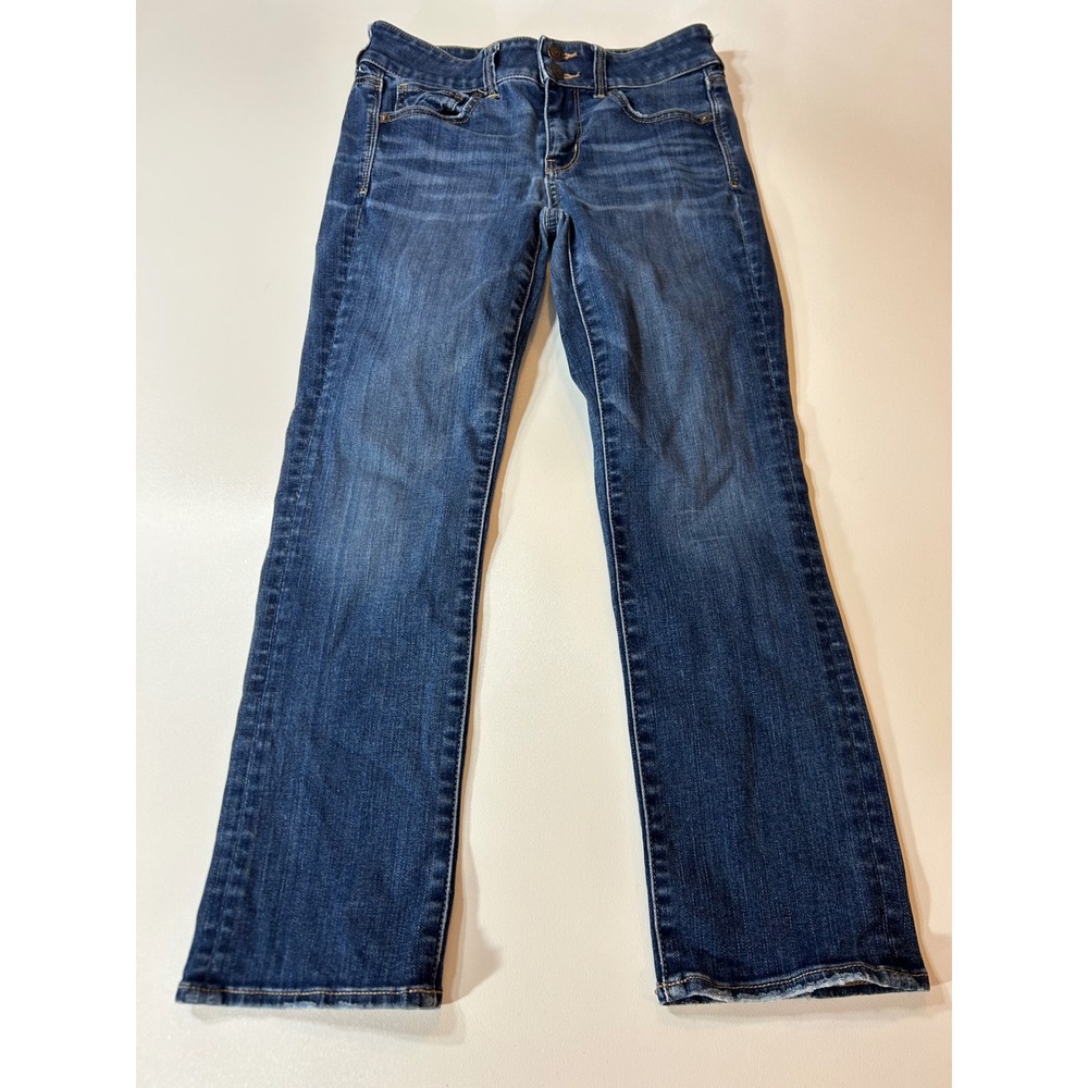 American Eagle Jeans Women's 2 Blue Ne(x)t Level Stretch Kick Bootcut